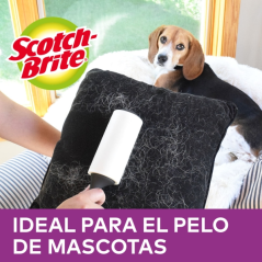 Rouleau anti-peluches Scotch-Brite Everyday Clean - 30 feuilles - Gris