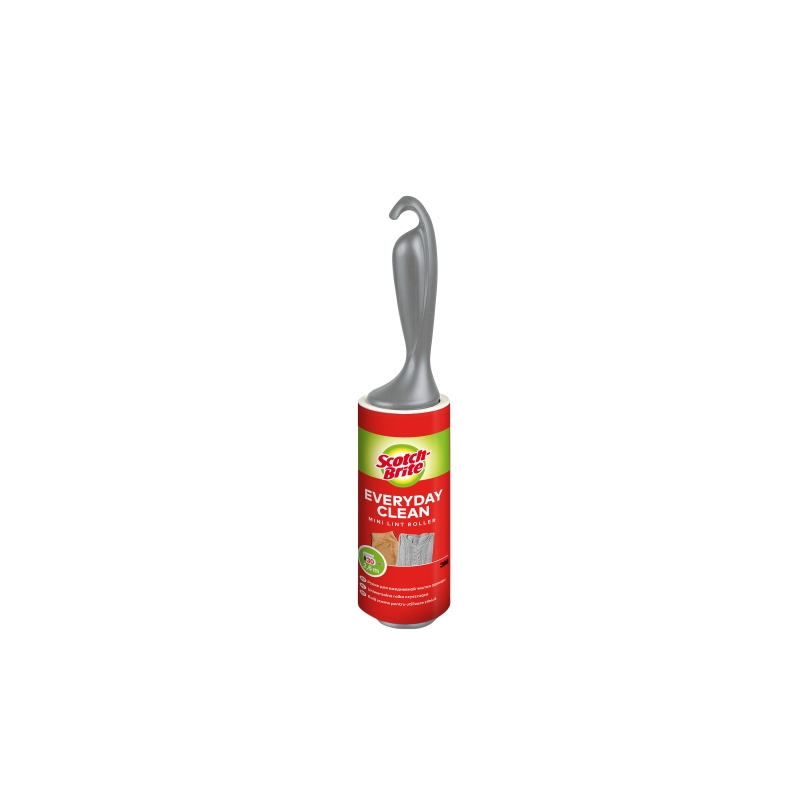 Rouleau anti-peluches Scotch-Brite Everyday Clean - 30 feuilles - Gris