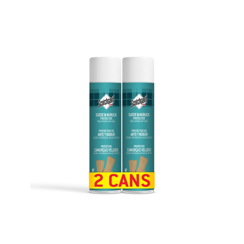 Protecteur Scotchgard pour cuir, daim et nubuck - 2 flacons de 400 ml
