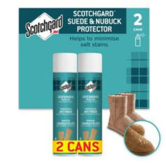 Protecteur Scotchgard pour cuir, daim et nubuck - 2 flacons de 400 ml