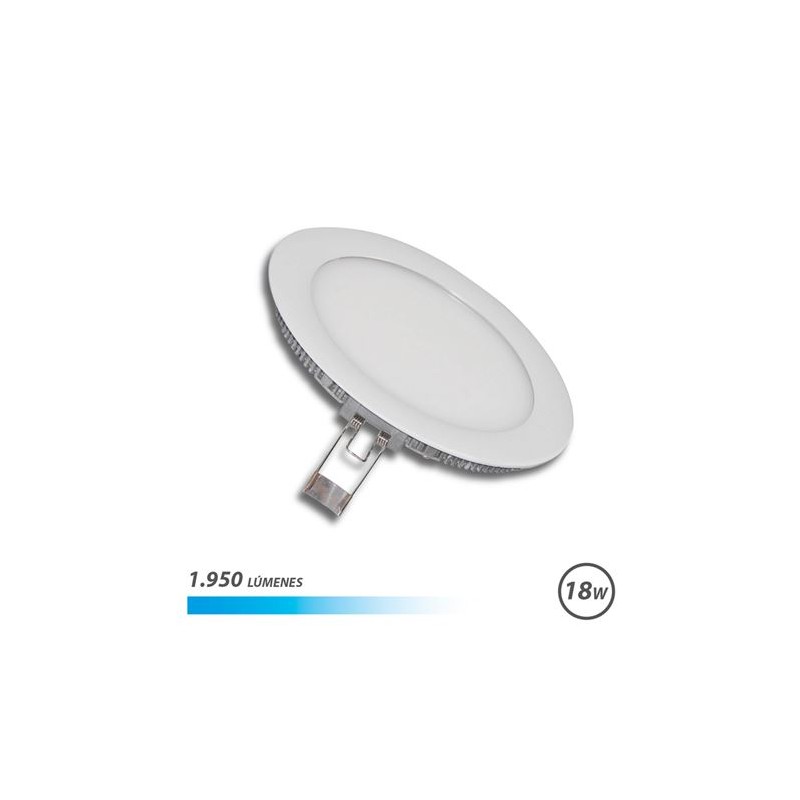Elbat Encastré Ultraplat LED Downlight - Lumière Froide 18W 1950LM - Design Profil Bas - Blanc Froid