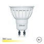 Elbat Ampoule LED GU10 6W 560LM Lumière Chaude - Économie D'énergie - Longue Durée de Vie - Installation Facile - Couleur Blanc