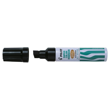Pilot Super Color 6600 Rotulador Permanente Multisuperficie Extragrueso - Punta Biselada Extragruesa de Fibra - Tinta Base Alcoh