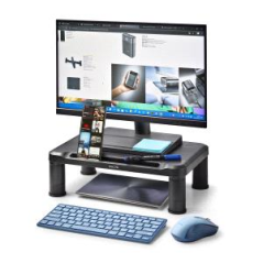 Support de moniteur NGS - Poids maximal : 20 kg - Couleur : noir