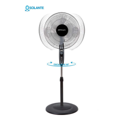 ventilateur sur pied noir Orbegozo