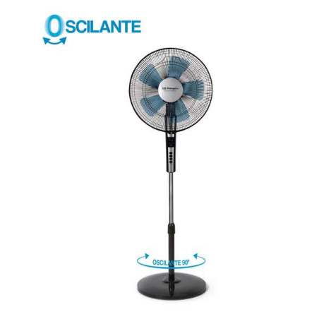 Ventilateur sur pied Orbegozo SF 0640 noir avec télécommande