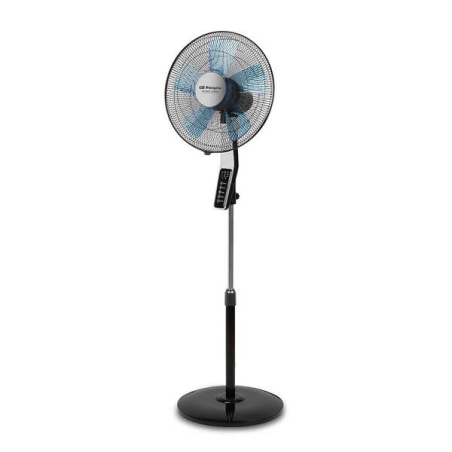 ventilateur sur pied noir télécommande