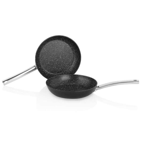Orbegozo SFB 9028 Poêle à Frire Pleine Induction - Aluminium Forgé - Antiadhésive - Respectueuse de l'Environnement - Adaptée à