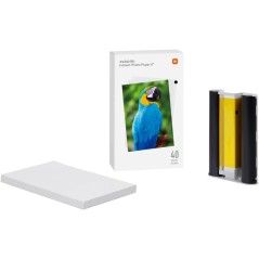 ✅ Papier Photo Instantané Xiaomi 6" Papier Photographique pour Imprimante Xiaomi Instant Photo 1S 40 unités co en stock