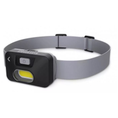 Lampe frontale LED Philips - Bandeau - 130 lumens - Mains libres - Noir et gris