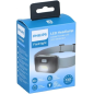 Lampe frontale LED Philips - Bandeau - 130 lumens - Mains libres - Noir et gris
