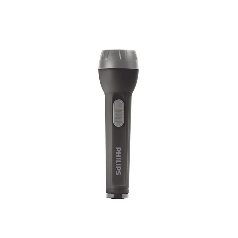 Lampe torche LED Philips - 22 lumens - Fonctionne sur piles - Noir et gris