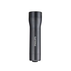 Lampe torche LED Philips - Jusqu'à 6 heures d'autonomie - IPX4 - 170 lumens - Piles incluses - Noire