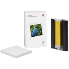 ✅ Papier Photo Instantané Xiaomi 3" Papier Photographique pour Imprimante Xiaomi Instant Photo 1S 40 unités co en stock