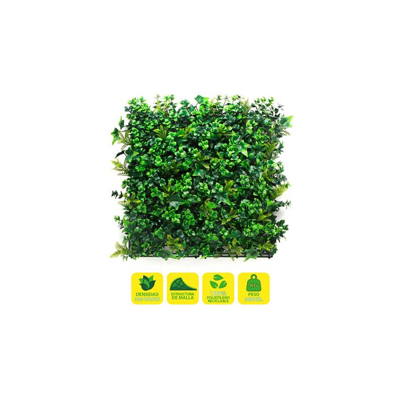 Série botanique de jardin vertical Sungarden 50x50cm - Couleur verte