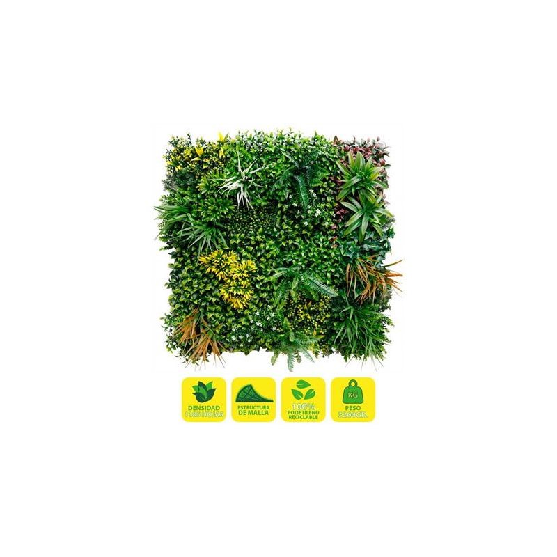Série Pétale de Jardin Vertical Sungarden 100x100cm - Couleur Verte