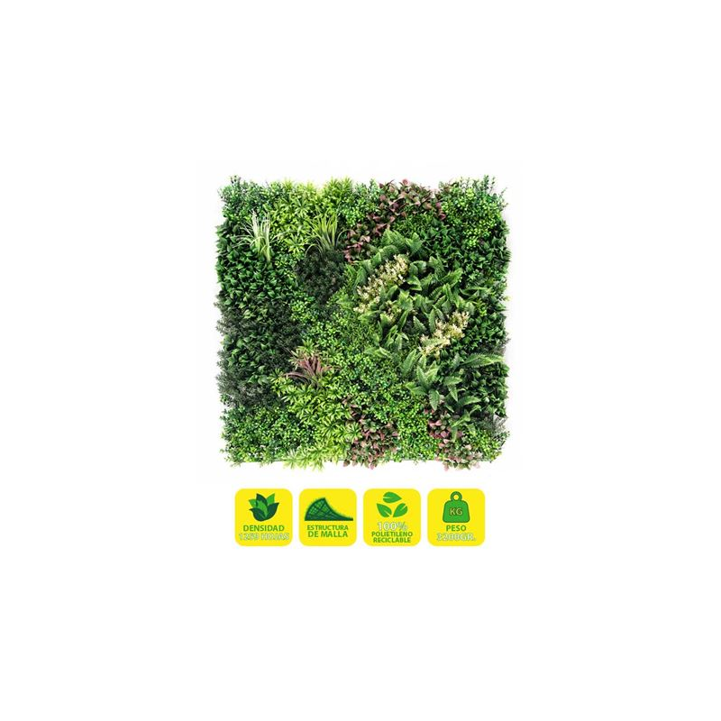 Jardin vertical Sungarden Série Verdal 100x100cm - Couleur verte