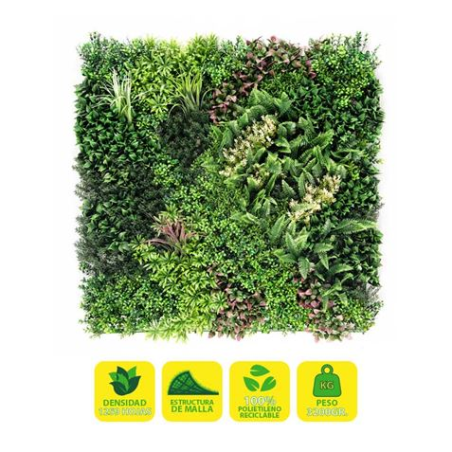 Jardin vertical Sungarden Série Verdal 100x100cm - Couleur verte