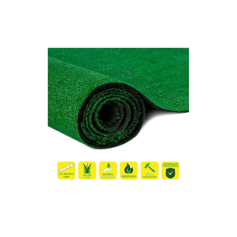 Gazon Artificiel SunGarden 2x5m Série 7mm - Ecoverde