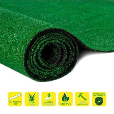 Gazon Artificiel SunGarden 2x5m Série 7mm - Ecoverde