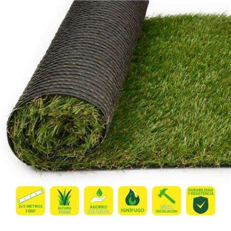 Gazon Artificiel SunGarden 2x5m - 30mm - Série Elegant