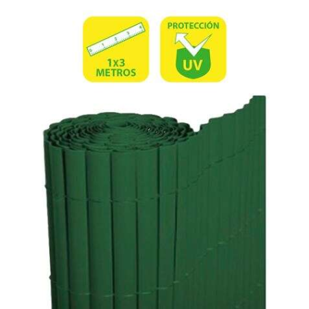 Haie en plastique double face SunGarden 1x3m - Couleur verte
