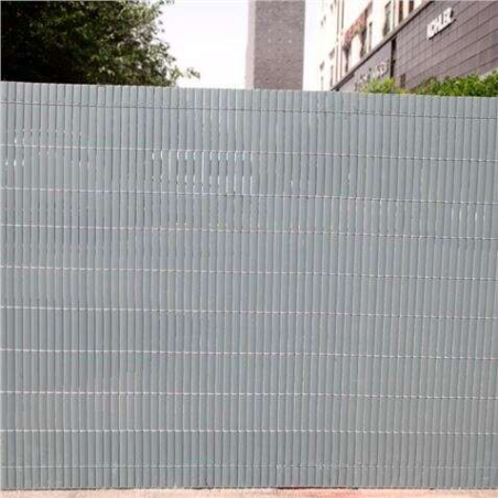 Haie en plastique double face SunGarden 2x3m - Couleur gris clair