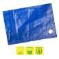 Auvent / Bâche Sungarden avec Oeillets Métalliques 2x3m - Couleur Bleu