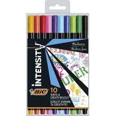 ✅ Lot de 10 feutres Bic Intensity couleur Plusieurs couleurs en stock