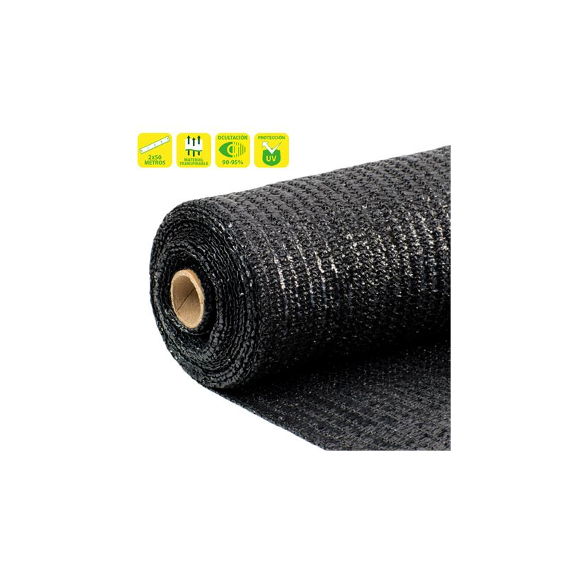 Filet d'Ombrage Sungarden 2x50m - Couleur Noir