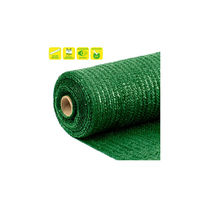 Filet d'Ombrage Sungarden 2x100m - Couleur Vert