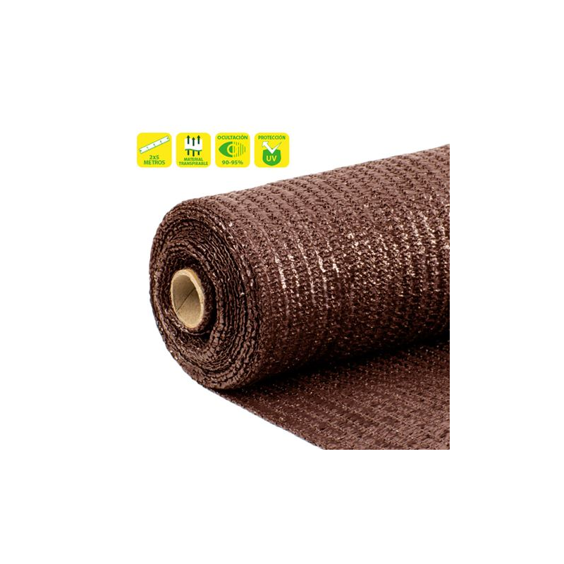Filet d'Ombrage Sungarden 2x5m - Couleur Marron