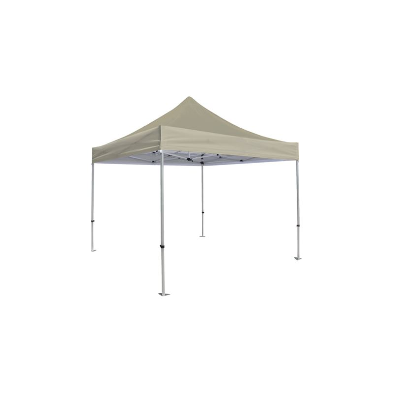Tente pliante en aluminium Sungarden 3 x 3 m - Couleur beige