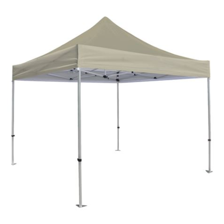 Tente pliante en aluminium Sungarden 3 x 3 m - Couleur beige