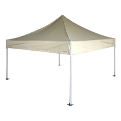 Tente pliante en aluminium Sungarden 3 x 3 m - Couleur beige