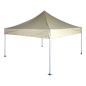Tente pliante en aluminium Sungarden 3 x 3 m - Couleur beige