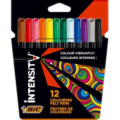 ✅ Lot de 12 feutres Bic Intensity couleur Plusieurs couleurs en stock
