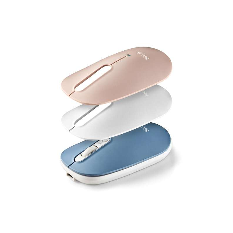 Souris sans fil rechargeable multimode et silencieuse NGS - 2 coques de remplacement - 4 boutons