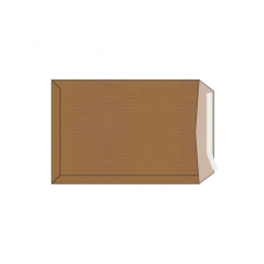 Lot de 1000 enveloppes en papier kraft 70 g - Dimensions 100 x 145 mm - Autocollantes avec bande silicone - Marron