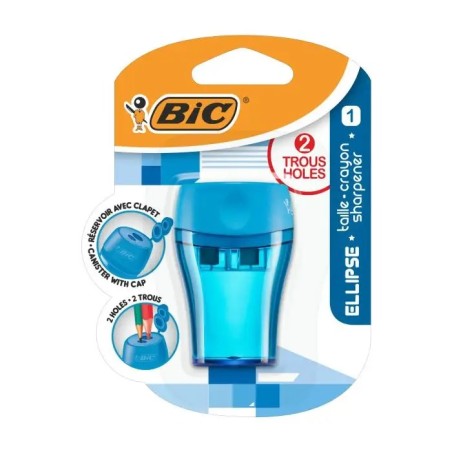 Taille-crayon 2 Trous Bic Ellipse - Plusieurs couleurs

