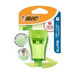 ✅ Taille-crayon Bic Ellipse 2 Trous couleur Plusieurs couleurs en stock