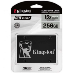 Kingston KC600 Disque dur solide SSD 256 Go 2,5" SATA3 NAND TLC 3D