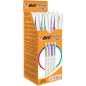 Stylos bille Bic Cristal Up 1,2 mm x20 couleurs assorties