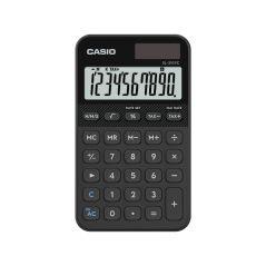 Calculatrice de poche Casio SL-310YC avec écran LCD 10 chiffres - Calculatrice fiscale - Alimentation solaire et piles - Compact