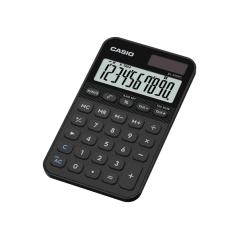 Calculatrice de poche Casio SL-310YC avec écran LCD 10 chiffres - Calculatrice fiscale - Alimentation solaire et piles - Compact