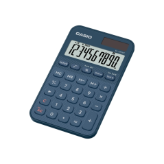 Calculatrice de poche Casio SL-310YC avec écran LCD 10 chiffres - Calculatrice fiscale - Alimentation solaire et piles - Compact