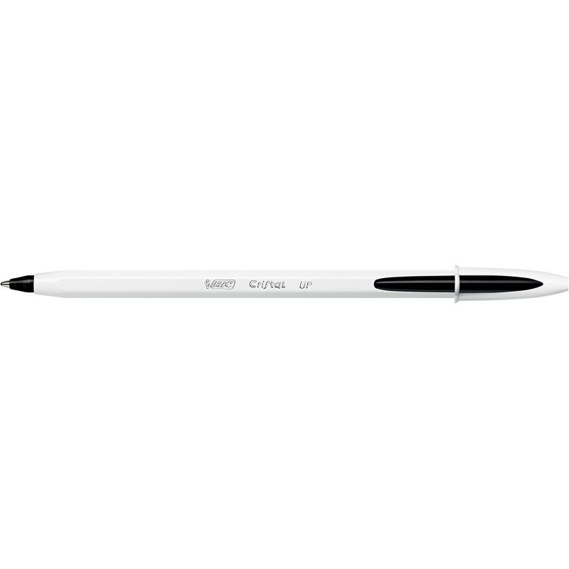 Stylo bille Bic Cristal Up noir 1,2 mm lot de 20 Stylo bille Bic Cristal Up noir 1,2 mm lot de 20