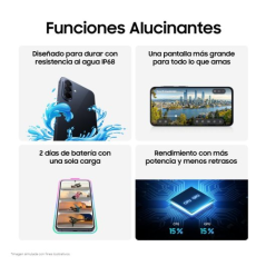Samsung Galaxy A57 EE 5G Smartphone 6,7" - 8 Go - 128 Go - Appareil photo 50 Mpx - Batterie 5000 mAh - Gris