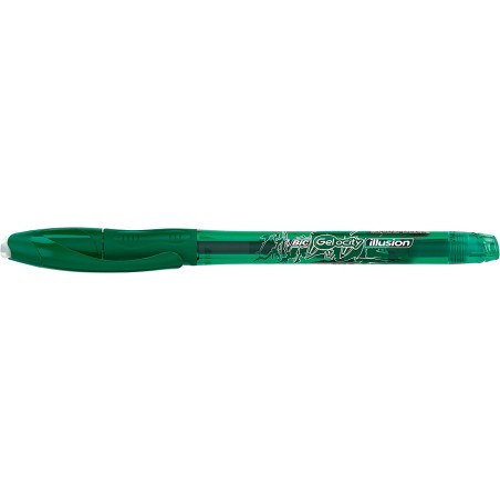 stylo gel vert BIC capuchon