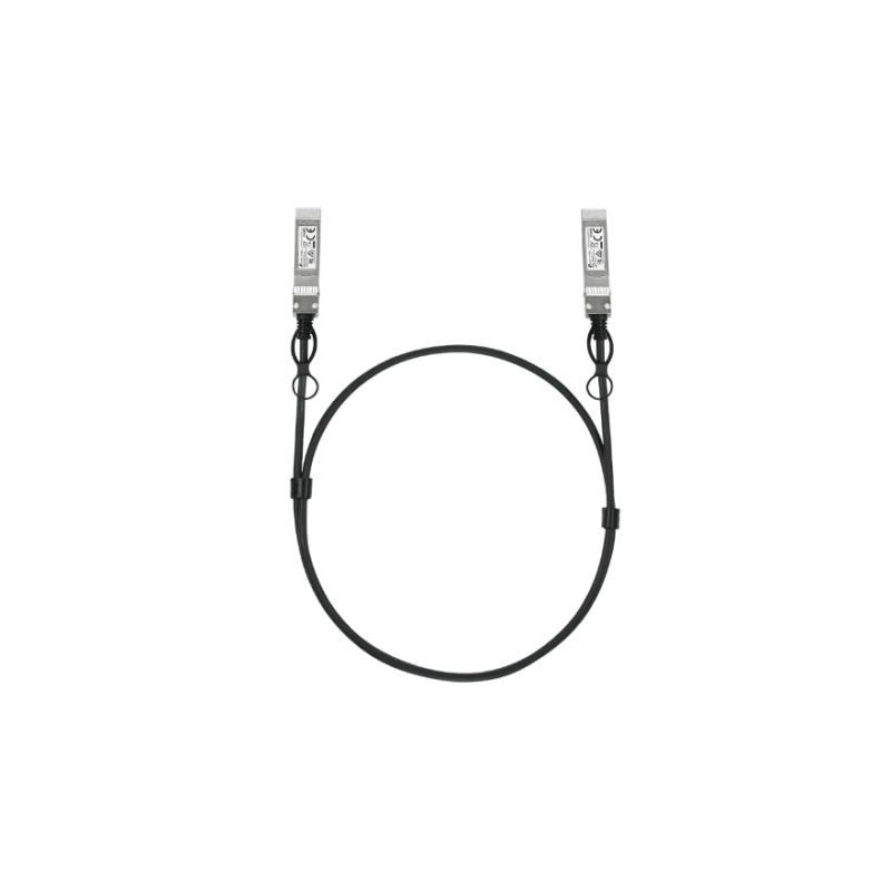 TP-Link Omada SM6220-1M Cable de Conexion Directa de 1m - Velocidad hasta 25Gbps - 30AWG - Conector SFP28 - Cobre Plateado - Col